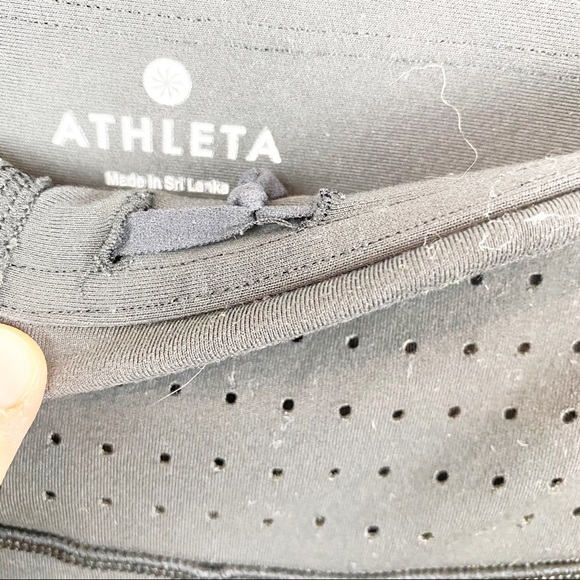 Athleta | Black Stealth Tru Cool Cropped Leggings Capri - Picture 10 of 15